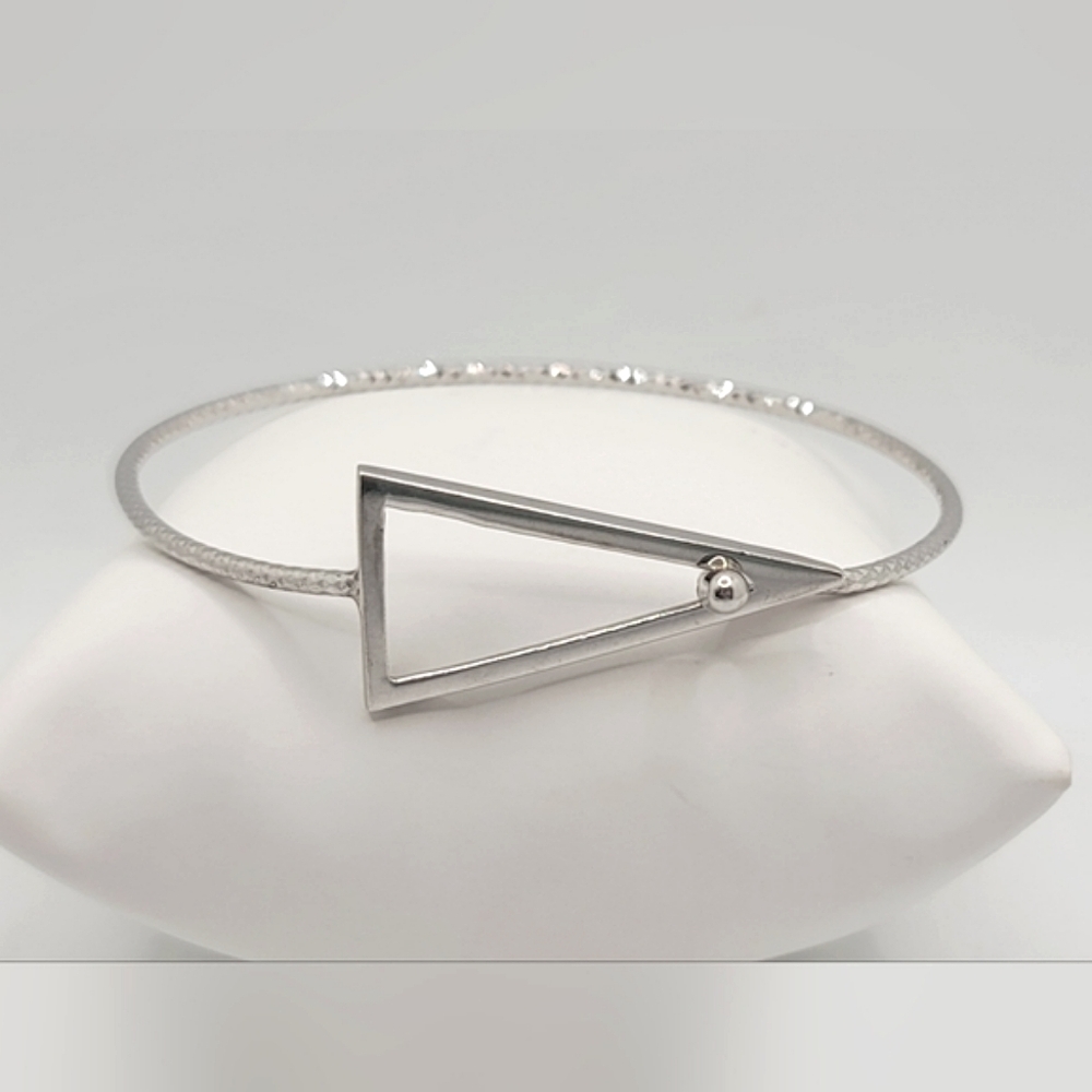 Sterling Silver Triangle Bracelet